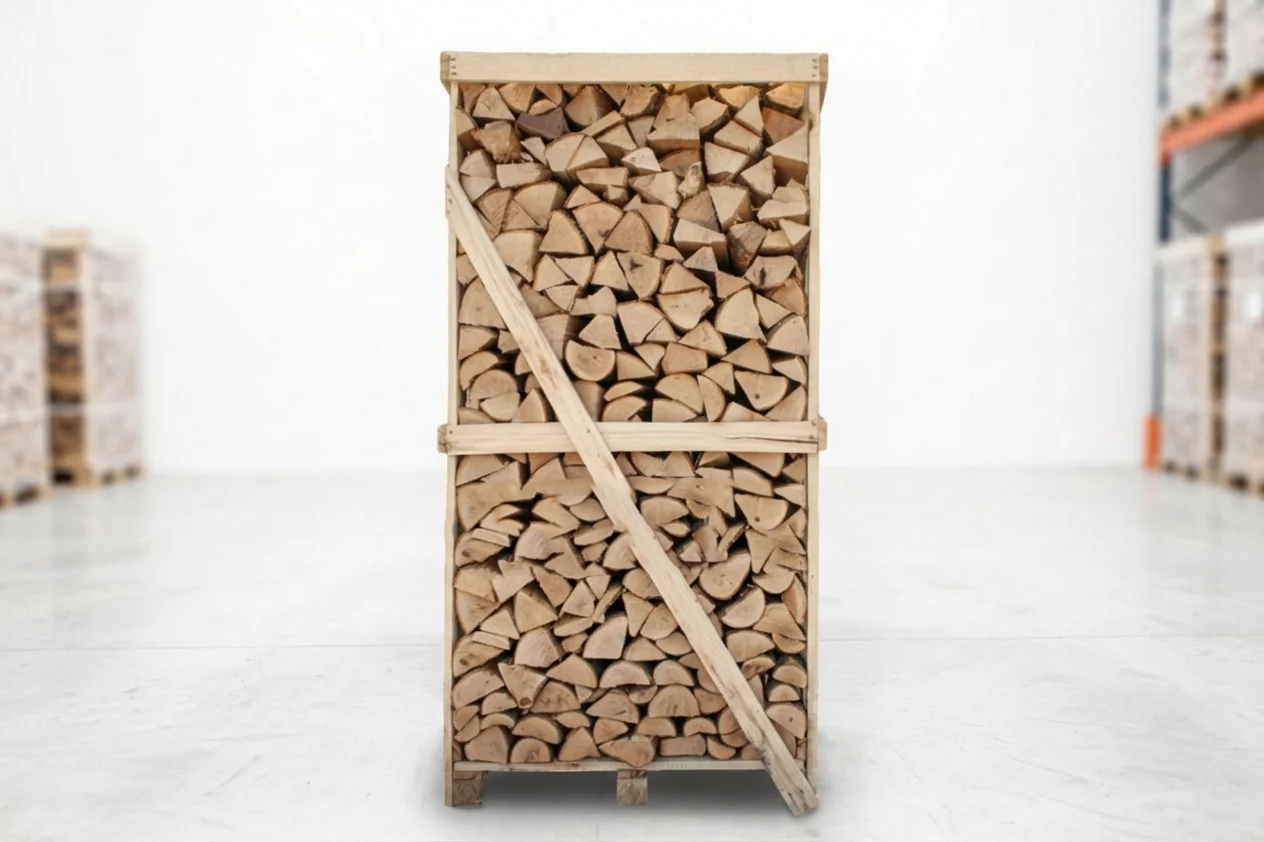Brennholz Palette – Eiche – 30/33 cm – kammergetrocknet – 1,8 RM